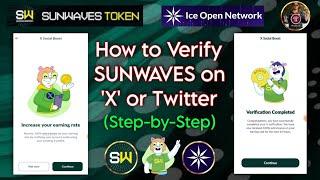 How to Verify SUNWAVES Token Account on X Handle or Twitter Step-by-Step Guide