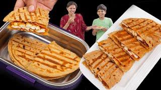 बच्चों के टिफिन के लिए झटपट हेल्दी रेसिपी  Desi Style Paneer Taco  Lunch Box RecipeKabitasKitchen