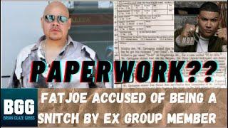 BRIAN GLAZE GIBBS “PAPERWORK FAT JOE ACCUSED OF BEING A SNITCH BY EX GROUP MEMBER”