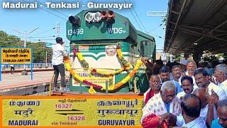 Madurai - Guruvayur Express  Inaguration 16327 - via Tenkasi - Grand celebration