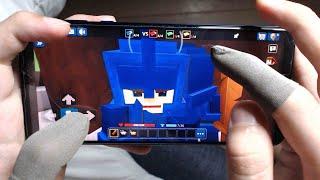 MOBILE BedWars HANDCAM with FINGER SLEEVE Blockman Go