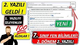 7.sınıf fen bilimleri 2. dönem 2. yazılı