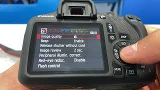Canon 2000D How to select RAW+JPEG