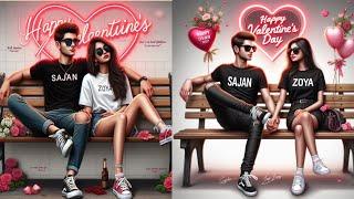 valentine day photo editing 2024  couple photo editing video