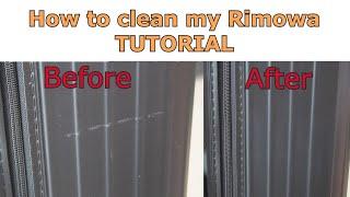 How to clean RIMOWA SUITCASES - DIY Tutorial