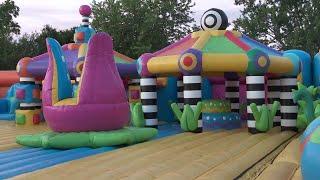 A look inside the worlds biggest bounce house