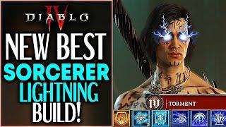 Diablo 4 NEW BEST LIGHTNING SORCERER BUILD USE THIS NOW - How To Level Up Fast in Diablo