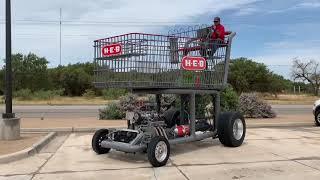 Epic HEB Shopping Cart in Lubbock Texas