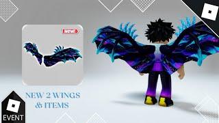 HURRY NEW 2 WINGS AND ITEMS  *COMPILATION*  #roblox