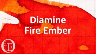 Diamine Inkvent Calendar 2019 - Day 21 - Fire Ember