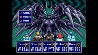 Phantasy Star IV - Final Boss closest to Level Cap before LV99 bug 9895