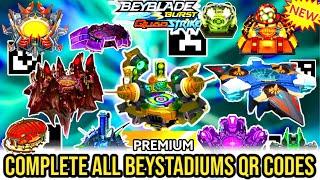 All BeyStadiums QR Codes Revealed Beyblade Burst App  BEYBLADE BURST QUADDRIVE APP