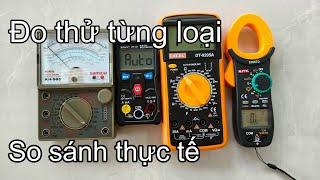 So Sánh 4 Loại Đồng Hồ Thông Dụng Nhất Hiện Nay  Ampe kìm auto số kim