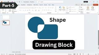 How to cut shapes in power point ?  How to merge shapes in PowerPoint Part- 5