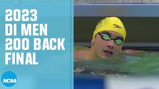 Mens 200 backstroke  2023 NCAA swimming championships