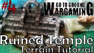 How to Build Ruined Temple Arch - Wargaming Terrain Tutorial DIY Hobby Kit