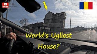 Is this the Worlds UGLIEST House? Very CREEPY looking - ROMANIA