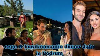 ozge Yagiz and burak berkay in Bodrum dinner date with friends
