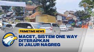 Macet Total Jalur Nagreg-Limbangan Dipenuhi Kendaraan Pemudik