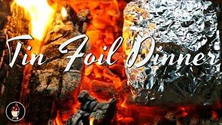 Tin Foil Steak Packet On Campfire  Campfire Dinner  Camping Recipe