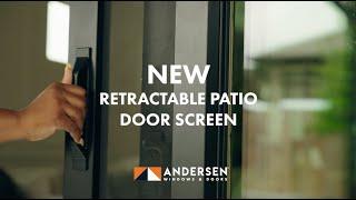 New Retractable Screen for Andersen Patio Doors  Andersen Windows