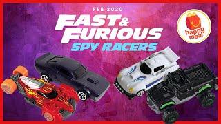 Unboxing McDonalds Netflix Fast & Furious Spy Racers HAPPY MEAL TOYS Collect All 4 Feb 2020