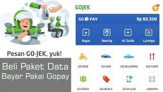 Gojek - Beli Paket Data Bayar Pakai Gopay  Tutorial Ponselpedia