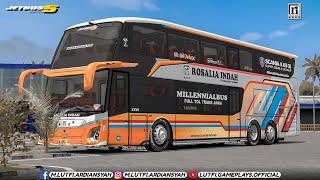 SHAREE. Livery Rosalia Indah Jetbus 5 Sdd KP Projects. Mod Bussid Terbaru V4.3