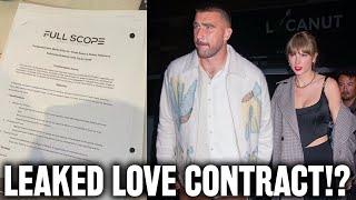 LEAKED Travis Kelce & Taylor Swift Love Contract EXPOSED? Was Their Love Story REAL Or FAKE?