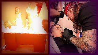 The Undertaker When Kane Gets Upset.. Things Seem To Go Up In Flames 41901