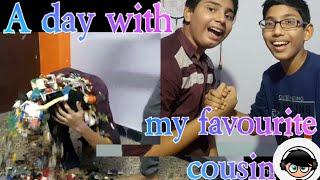 A day with my favourite cousin  QASIM VLOGS