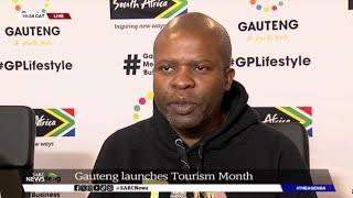 Gauteng MEC for Finance & Economic Dev. Lebogang Maile outlines Tourism Month programme