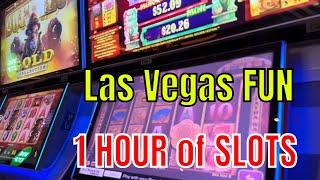 Over 1 HOUR of Casino FUN in LAS VEGAS with BONUS Winning - SHOCKING ENDING Ladies Night to Follow