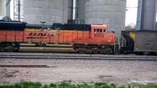 Loaded BNSF Arbor COLLIDES and DERAILS in Bennet NE MOST INSANE VIDEO IVE EVER TAKEN