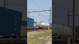 Might Swiss locomotive at Rotterdam harbour #train #treno #trainspotting #zug #trendingshorts