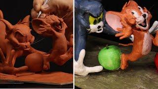 Tom and Jerry Diorama  Sculpting  Timelapse