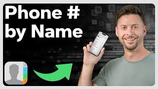 How To Find Someones Saved Name By Phone Number