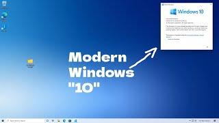 Windows Moon Valley -  Windows 10 but modernized