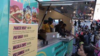 Indian Street Food Truck Pav Bhaji  Paneer Tikka Wraps  Masala Chips  by Spice Shack London