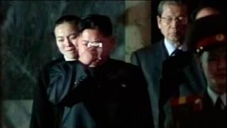 Kim Jong-un sheds tears at wake for dead father