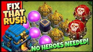 Clash of Clans - How To Fix A Rushed Base - TH12 Rushed Farming Strategy