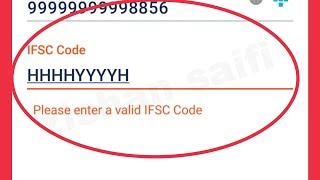 Paytm Fix Please enter a valid IFSC code Problem Solve  Send Money to a New Bank Account Issue