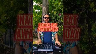 It’s #heatawarenessday  What do you do during outdoor gigs to beat the heat? #idjnow #gearup #dj