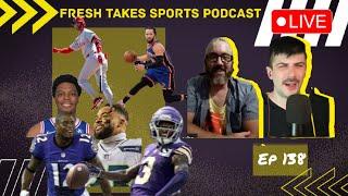 Jacoby Jones Jordan Addison Jamal Adams Jalen Brunson + more  Fresh Takes Sports Podcast Ep 138