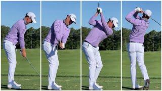 Justin Thomas Practice Range At Quail Hollow Check Swing Sequence and Slowmotion