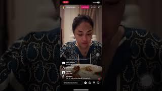 Nikita mirzani live ig sambil makan