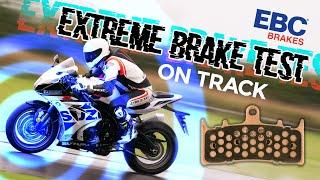 Motorcycle Brake Pad Track Test with Bike World  EBC Brakes