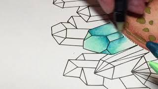 Tutorial - How to color a crystal - Sagolikt by Emelie Lidehäll Öberg