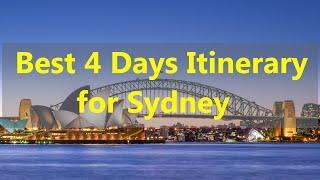 Discover Sydney Australia  charm Ultimate 4-day travel guide