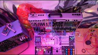 JAde Wii Making Music on a Spaceship  Modular Synth Eurorack Ambient Techno Dark Film Score 